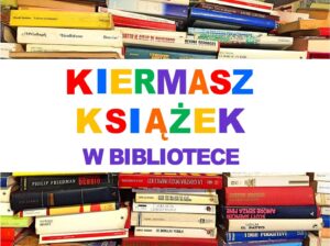 kiermasz książek w bibliotece szkolnej