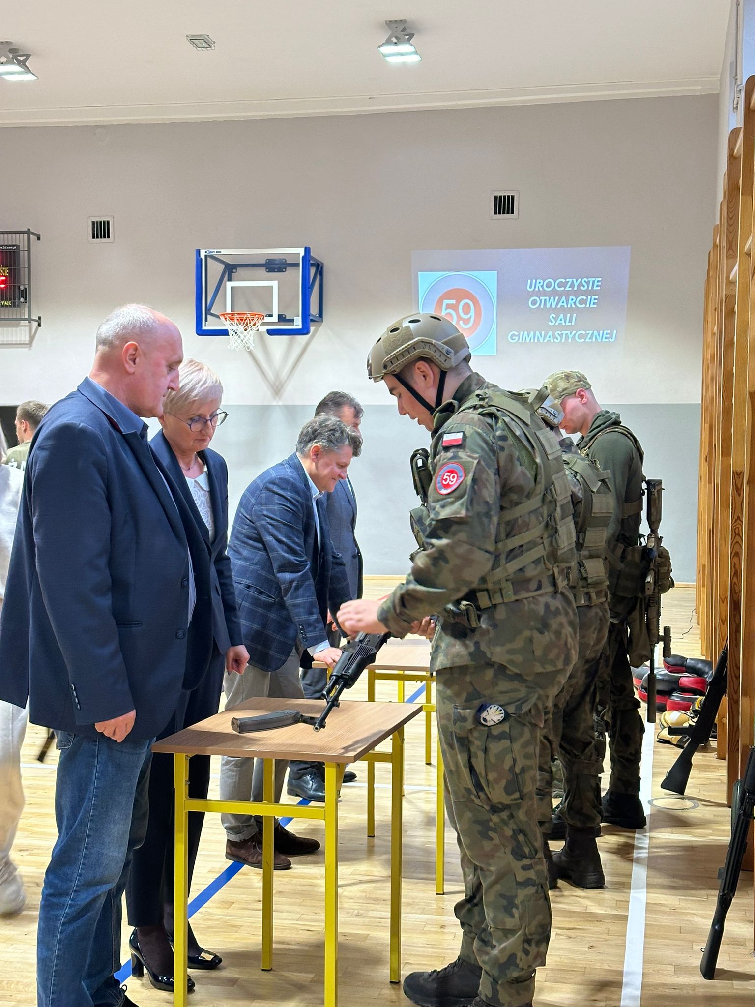 Uroczyste otwarcie sali gimnastycznej