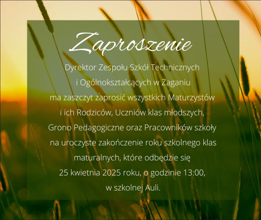 zaproszenie