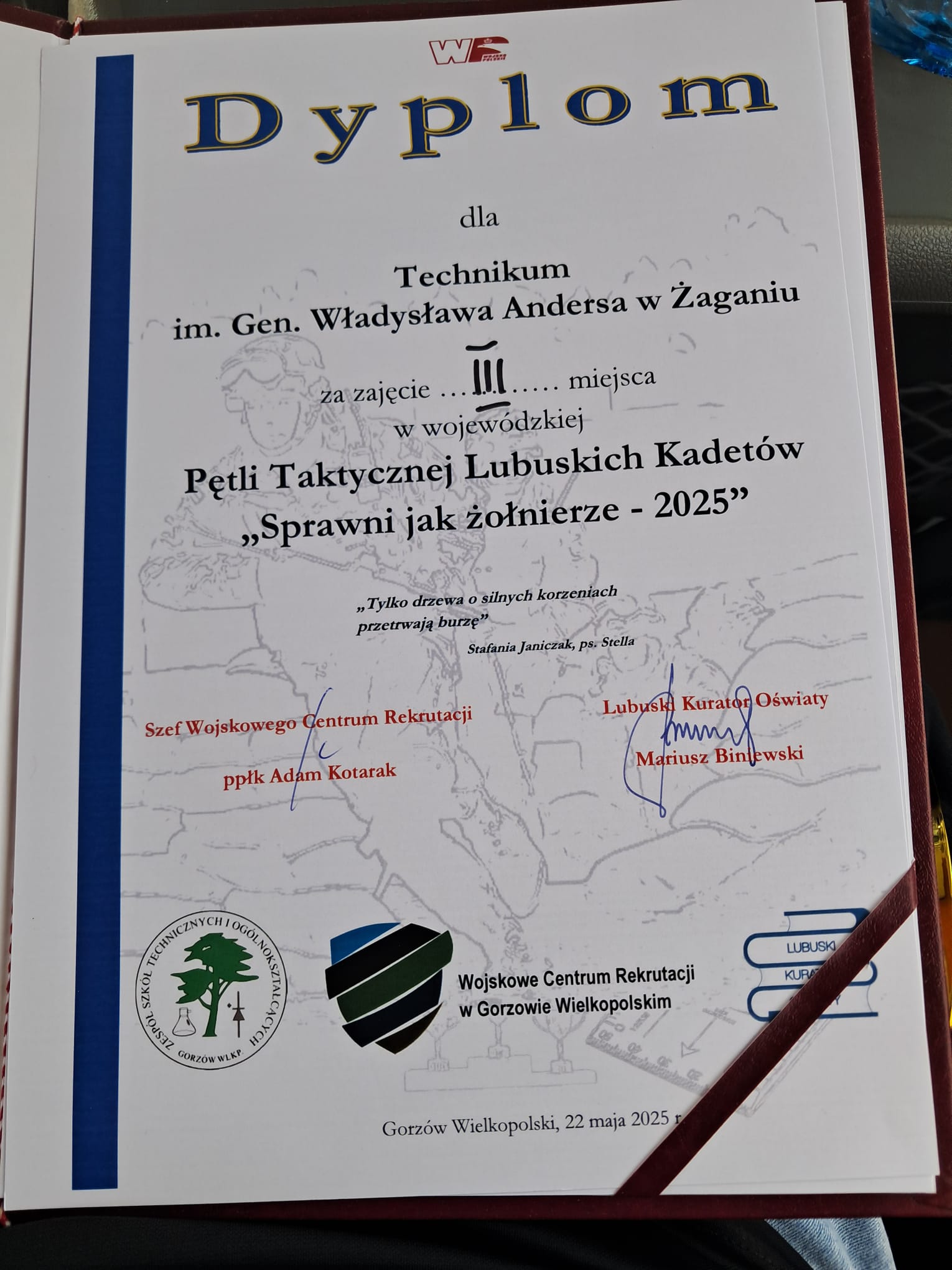 3 miejsce w Pętli Taktycznej Lubuskich Kadetów w Gorzowie Wielkopolskim - zdjęcie 10