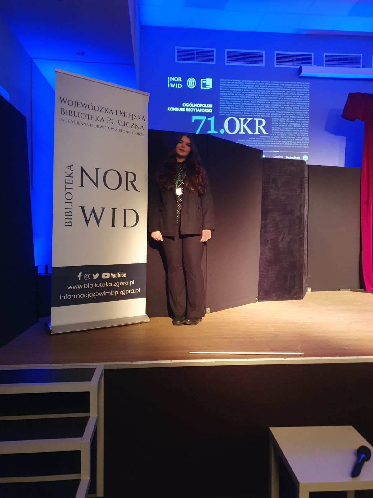 Wiktoria Szach reprezentantką Powiatu Żagańskiego w 71. Ogólnopolskim Konkursie Recytatorskim - zdjęcie 1