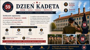 Zaproszenie na obchody Dnia Kadeta w Żaganiu! - plakat